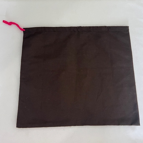 New rare Muslin Kate Spade Dust Bag Brown 14”WX 12”H. Medium - Picture 5 of 8